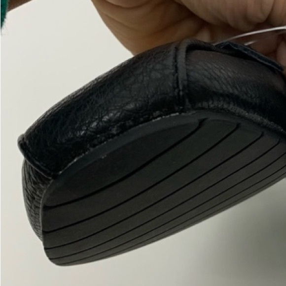 Kenneth Cole Flash Time Black Faux Pebbled Leather Comfort Loafers New Nwt - Picture 5 of 15